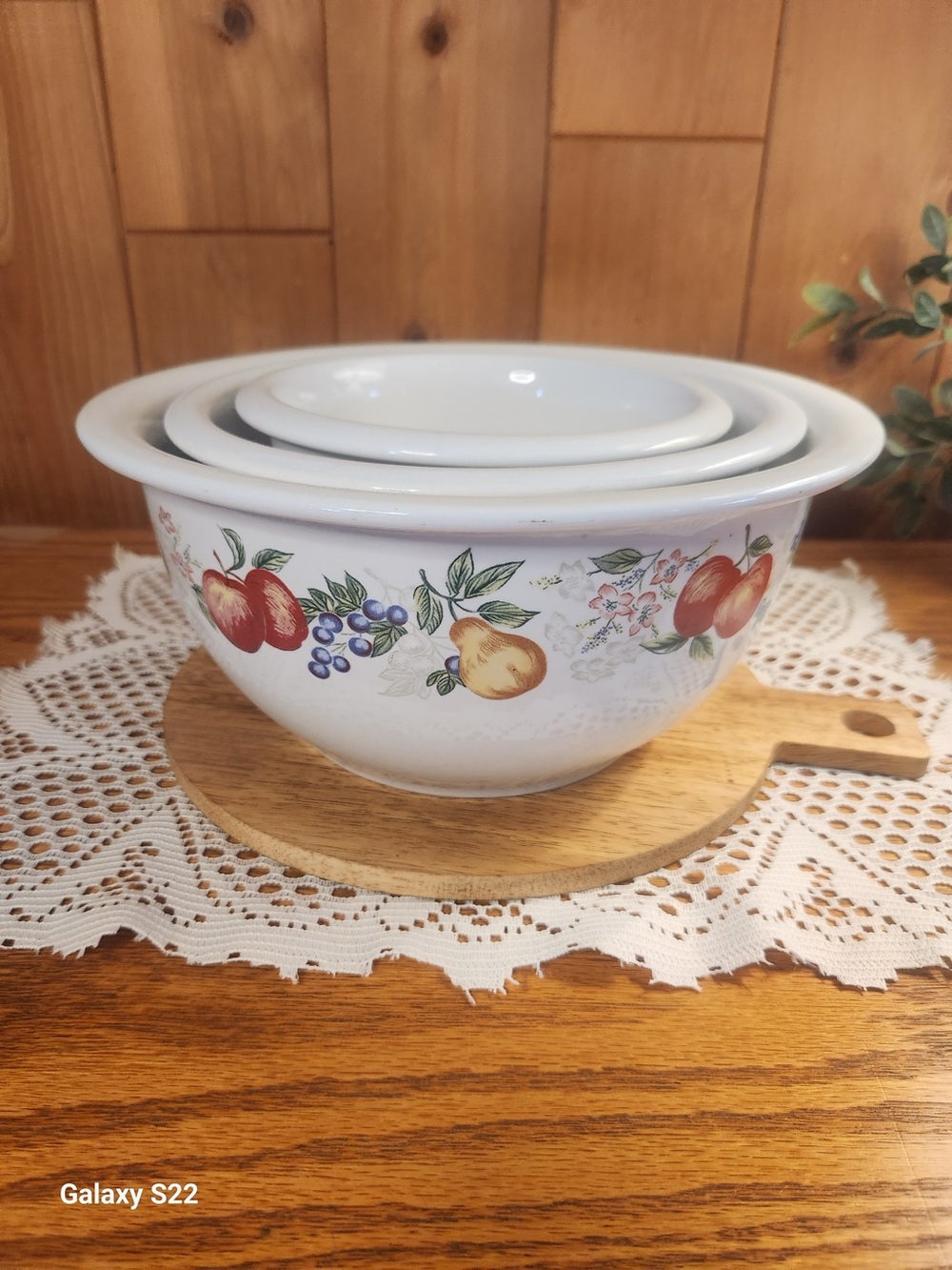 Corelle Coordinates Stoneware Mixing Bowls- Set of 3